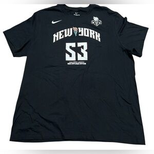 Nike men’s New York Liberty #53 Courtney Vandersloot T-shirt black size XXL WNBA